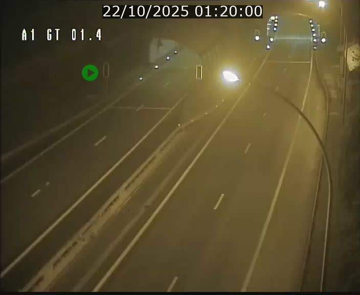 Traffic live webcam Luxembourg Hesperange - A1 direction Kirchberg - BK 1.4