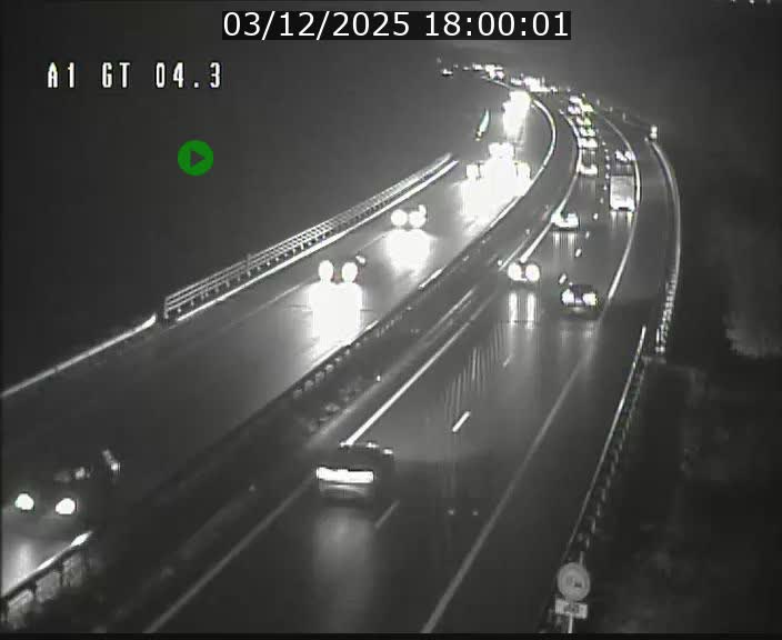 Traffic live webcam Luxembourg Itzig - A1 direction Sandweiler - BK 4.3