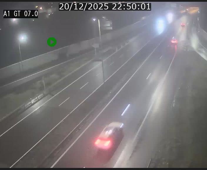 Traffic live webcam Luxembourg Cents - A1 direction Kirchberg - BK 7
