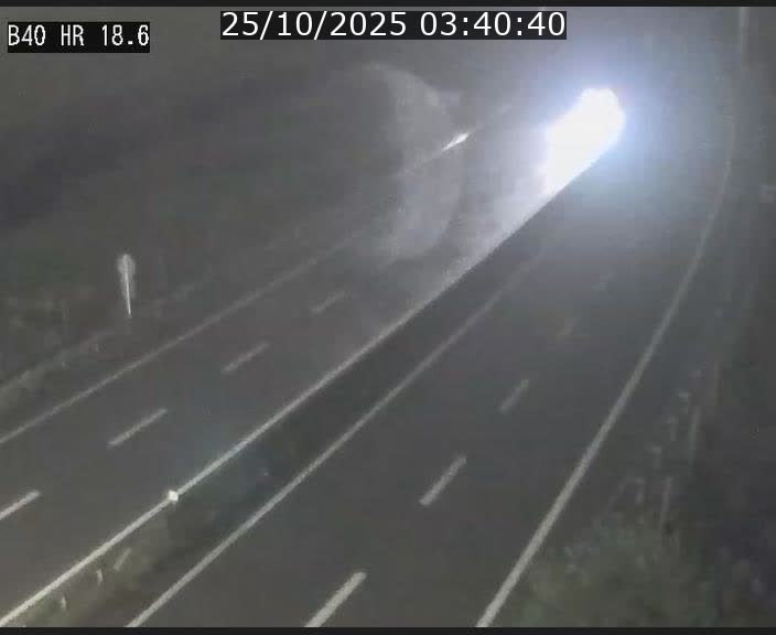 Webcam sur la route de liaison entre Micheville et Esch-Belval à la frontière entre le Luxembourg et la France. Vue orientée vers la Lorraine.