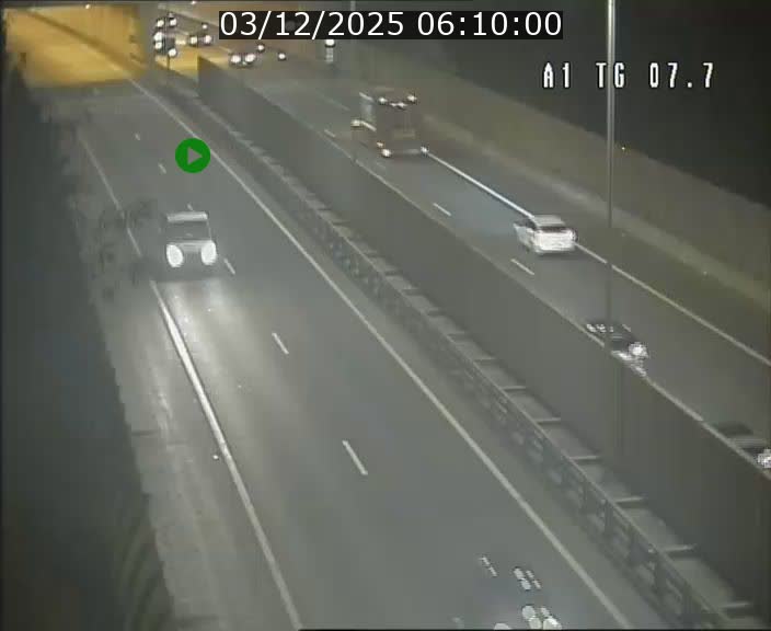 Traffic live webcam Luxembourg Kirchberg - A1 direction Luxembourg-ville - BK 7.7