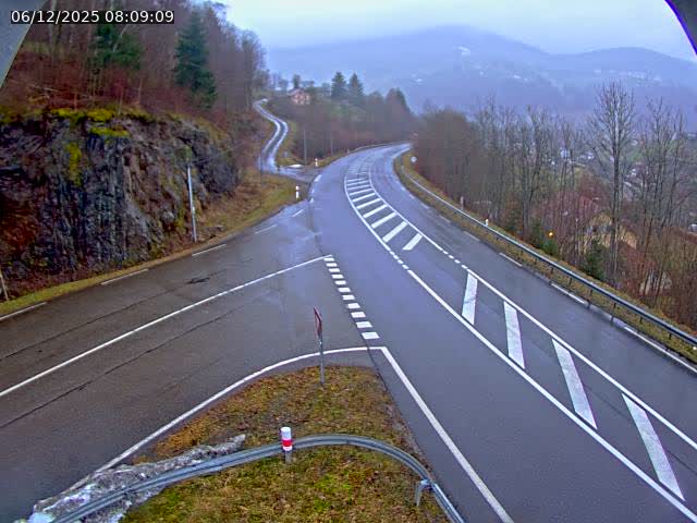 Caméra autoroute France - N66, col du Bussang direction Remiremont