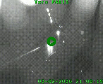 Caméra routière sur l'autoroute A20 à Bessines-sur-Gartempe. Vue orientée vers Paris