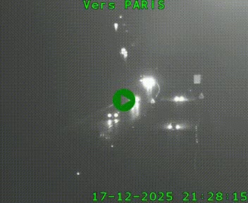 Caméra routière sur l'autoroute A20 à Bessines-sur-Gartempe. Vue orientée vers Paris