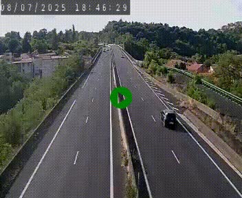 Caméra autoroute A75 à hauteur de Coudes, en direction de Clermont-Ferrand