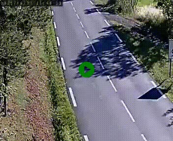 Caméra routière France - N102, au niveau du col de Montmirat à Saint-Etienne-du-Valdonnez à 1039 mètres d'altitude