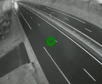 Caméra autoroute A75 à hauteur du col des Issartets en direction de Montpellier