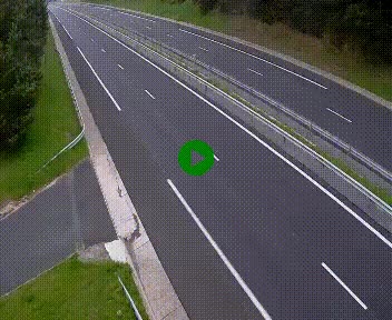 Caméra autoroute A75 à hauteur du col des Issartets en direction de Montpellier