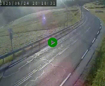 Webcam routière au niveau du col de la Chavade en Ardèche, sur la N102 à 1266 mètres d'altitude