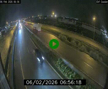 Webcam sur la N165 à hauteur de Caudan, dans le Morbihan.