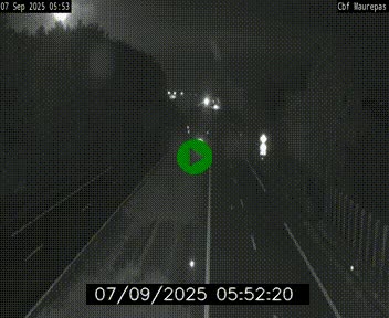Webcam sur le périphérique de Rennes (N136) à hauteur de Maurepas, au nord de la ville