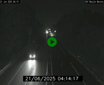 Webcam sur le périphérique de Nantes (N844) entre la Porte de Saint-Luce et la Porte d'Anjou, à l'est de la ville
