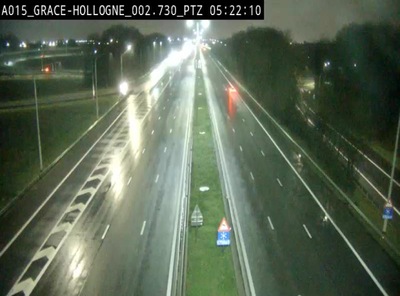 Caméra trafic Belgique - Grâce-Hollogne - E42, jonction avec A604, direction Loncin/Aéroport de Liège -  BK 3.2