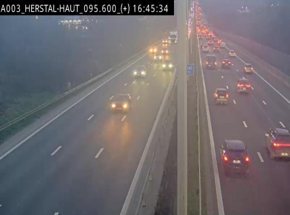 Webcam autoroute Belgique - Herstal - E40 direction Aix-la-Chapelle - BK 97