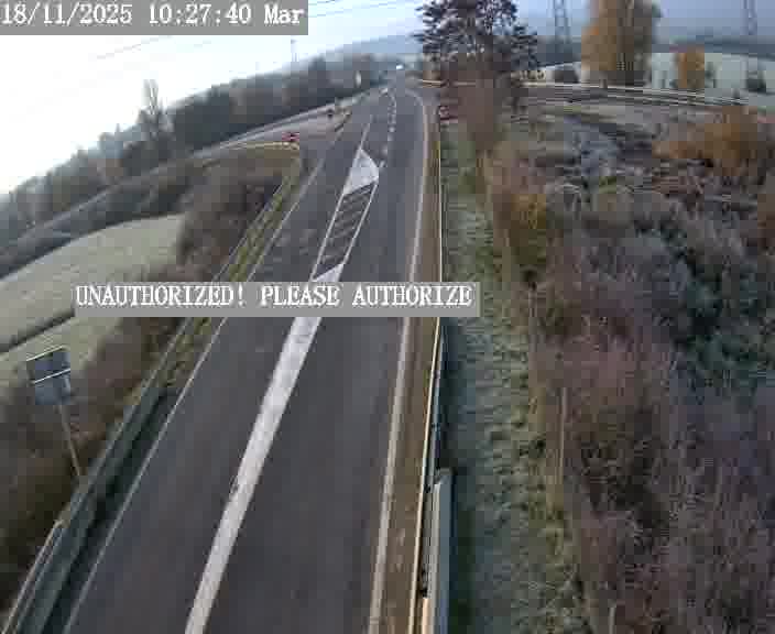 Point de vue trafic déployé sur D181a (France) à Sainte Marie aux Chênes, regardant vers Homecourt, aidant conducteurs et services à anticiper les flux.