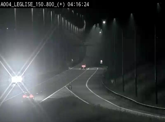 Caméra autoroute Belgique - Côte de Léglise, E411(A4) direction Luxembourg