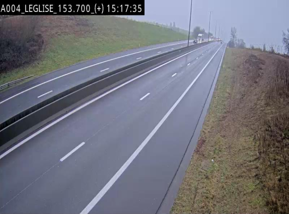 Webcam autoroute E411 à hauteur de Léglise, en direction de Luxembourg