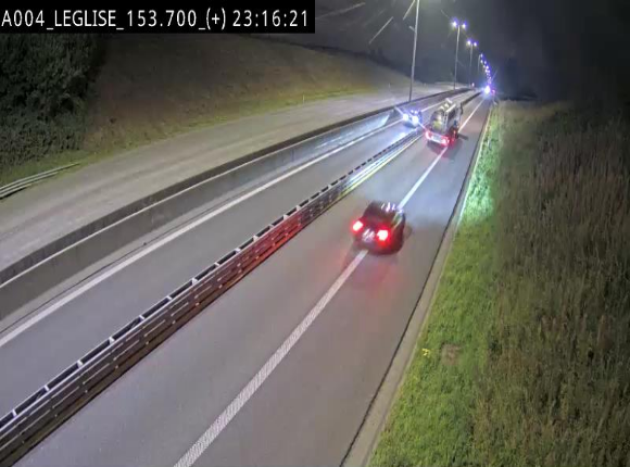 Webcam autoroute E411 à hauteur de Léglise, en direction de Luxembourg