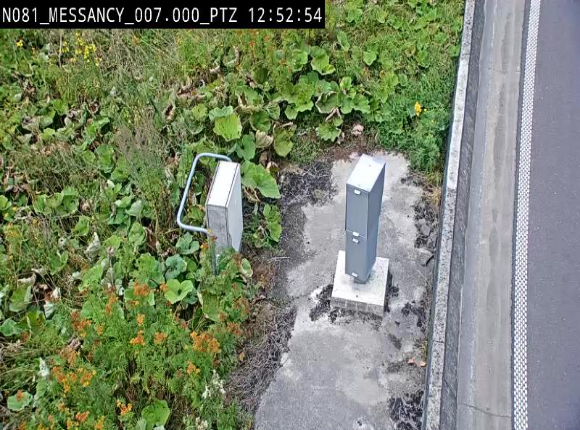 Webcam sur la N81 (E411) à hauteur du Cora Messancy. Vue orientée vers Arlon