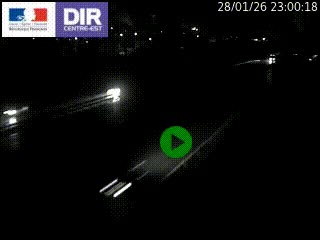Webcam sur la Nationale 201 à hauteur de la sortie Chambéry-Nord, avant à la jonction entre l'A41 et l'A43, en direction de Lyon
