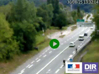 Webcam info trafic à proximité de Vizille sur la N85, au niveau du point de vue du Saut du Moine à Champagnier