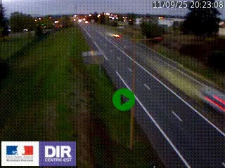 Webcam à Mably, à proximité de Roanne en direction de Moulins sur la N7