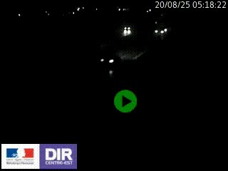 Webcam routière sur la RN6 à Auxerre, à hauteur de la sortie Monéteau, en direction de l'A6 (Gurgy)