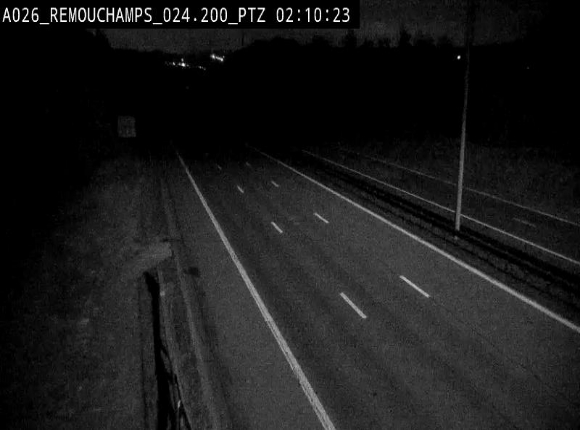 Webcam E25/A26 à Aywalle, à hauteur de Spa. Vue orientée vers Liège