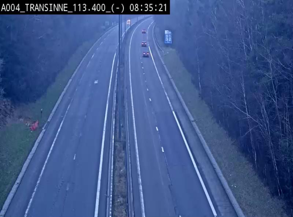 Caméra trafic E411 (A4) - Transinne direction Namur - BK 113.425