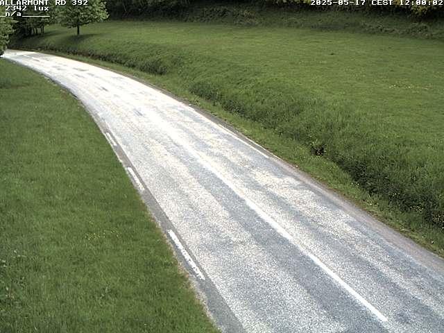 Webcam à Allarmont dans les Vosges, sur la RD392