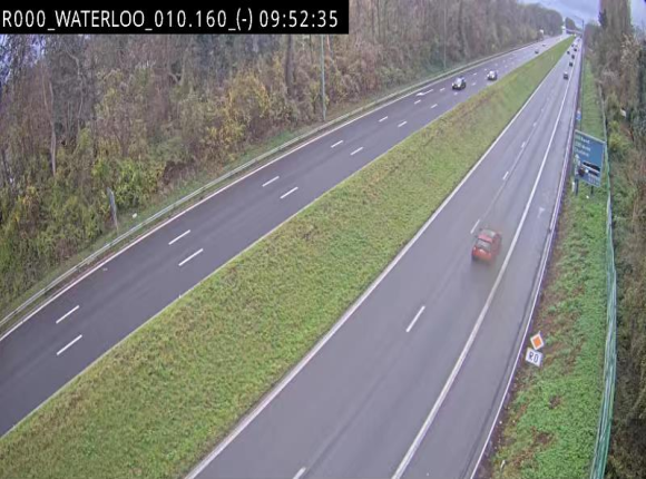 Webcam autoroute Belgique - Waterloo - R0 (ring de Bruxelles) - BK 12.3