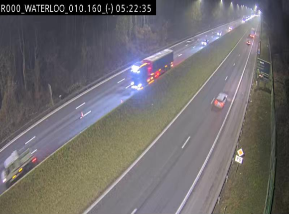 Webcam autoroute Belgique - Waterloo - R0 (ring de Bruxelles) - BK 12.3