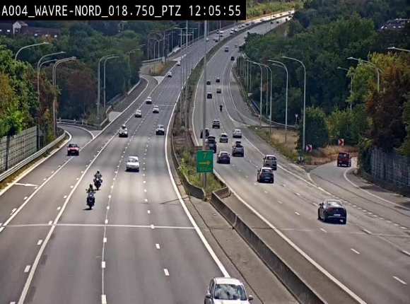 Webcam traffic E411(A4) - BK 18.7 - Bierges (Wavre Nord)