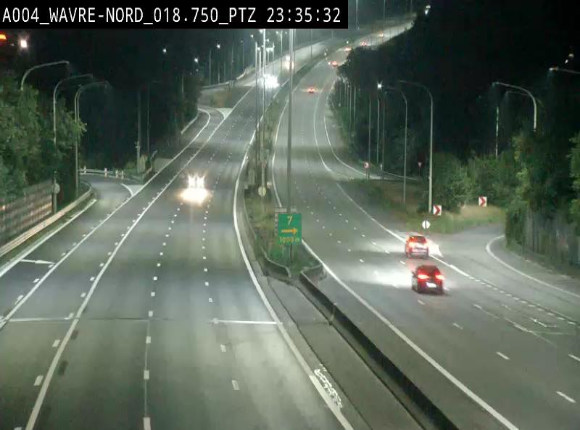 Webcam traffic E411(A4) - BK 18.7 - Bierges (Wavre Nord)