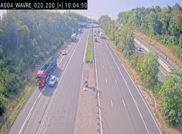 Webcam @ Wavre-sud KP 19.6, A4/E411