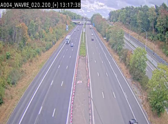 Webcam @ Wavre-sud KP 19.6, A4/E411
