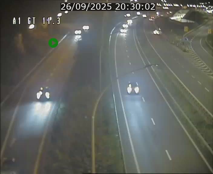 Traffic live webcam Luxembourg Senningerberg - A1 direction Allemagne - BK 11.3