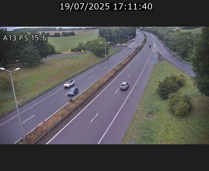 Traffic live webcam Luxembourg Kayl - A13 direction Dudelange - BK 15.6
