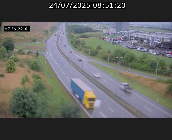 Caméra trafic Luxembourg - A7, Colmar-berg direction Mersch