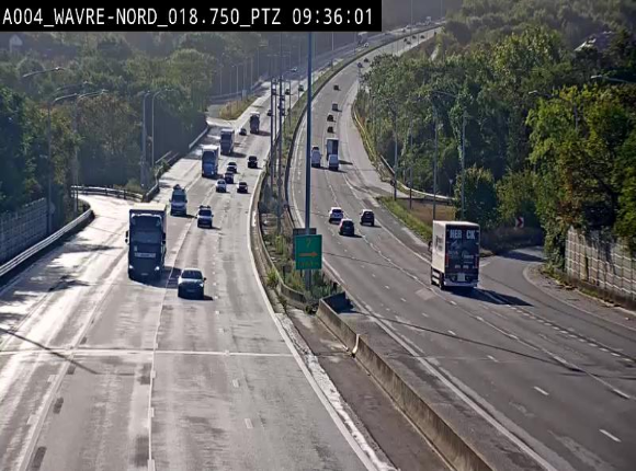 Webcam traffic E411(A4) - BK 18.7 - Bierges (Wavre Nord)