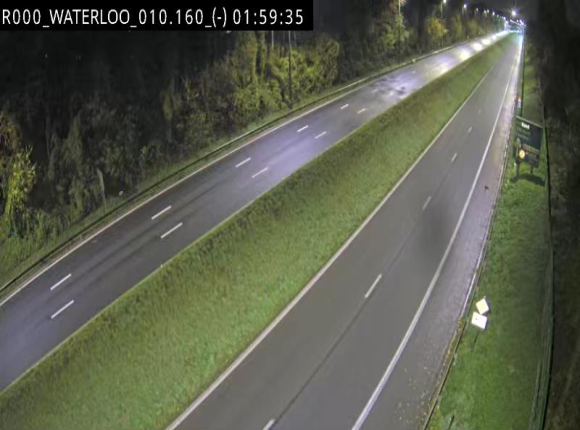 Webcam autoroute Belgique - Waterloo - R0 (ring de Bruxelles) - BK 12.3