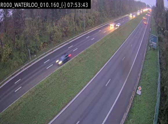 Webcam autoroute Belgique - Waterloo - R0 (ring de Bruxelles) - BK 12.3