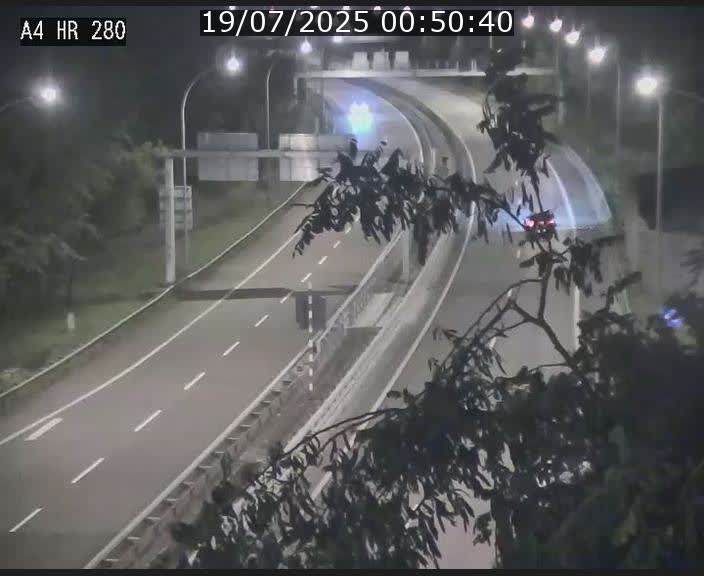 Webcam traffic A4 Luxembourg - BK 0.2 - P+R Bouillon (direction Luxembourg)