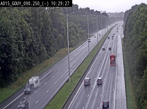 Webcam autoroute Belgique - Gouy-lez-piéton - E42 - BK 90.3