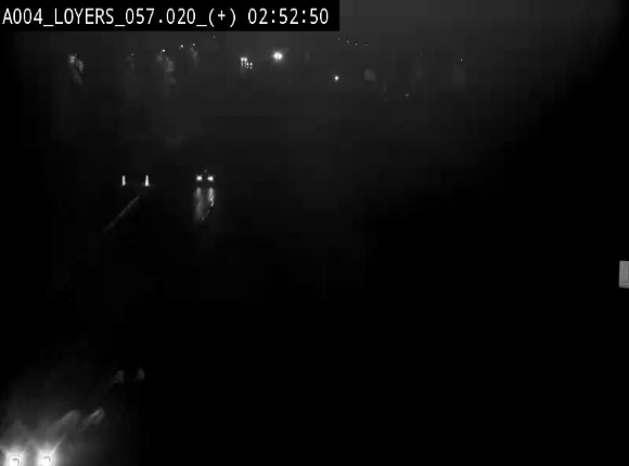 Webcam dans la montée de Loyers sur l'E411, après le viaduc de Beez en venant de Namur et en direction du Luxembourg