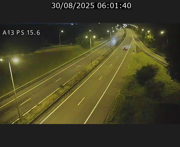 Traffic live webcam Luxembourg Kayl - A13 direction Dudelange - BK 15.6