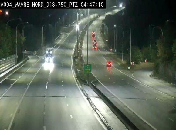 Webcam traffic E411(A4) - BK 18.7 - Bierges (Wavre Nord)