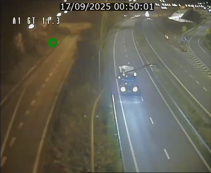 Traffic live webcam Luxembourg Senningerberg - A1 direction Allemagne - BK 11.3