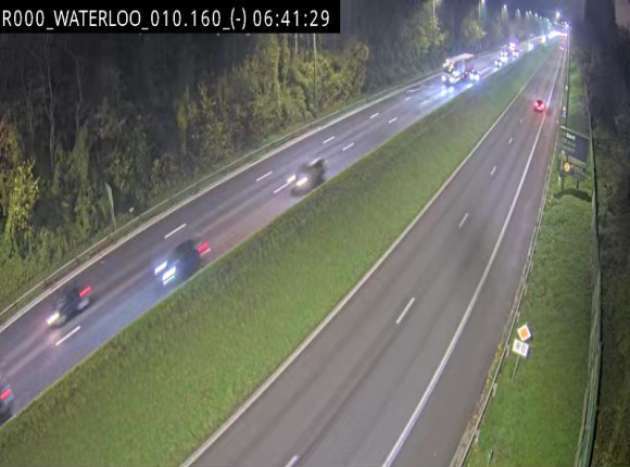 Webcam autoroute Belgique - Waterloo - R0 (ring de Bruxelles) - BK 12.3