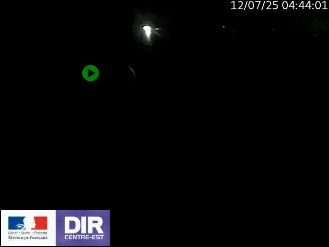 Webcam sur le contournement de Valence, sur la Nationale 7, à la jonction avec la N532, caméra orientée vers Grenoble